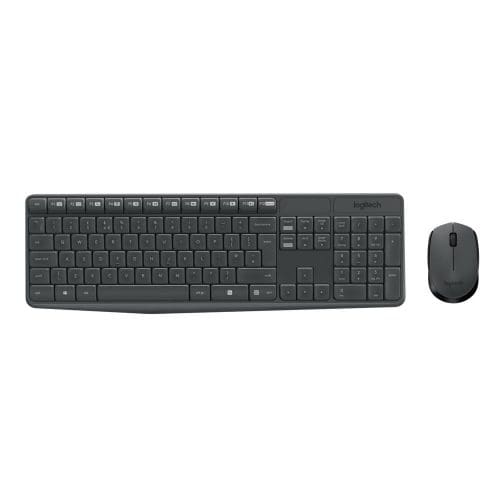 Logitech MK235 Wireless Keyboard and Mouse Grijs